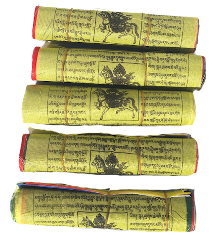 Prayer Flag set of 5 -PF-001Z - Click Image to Close